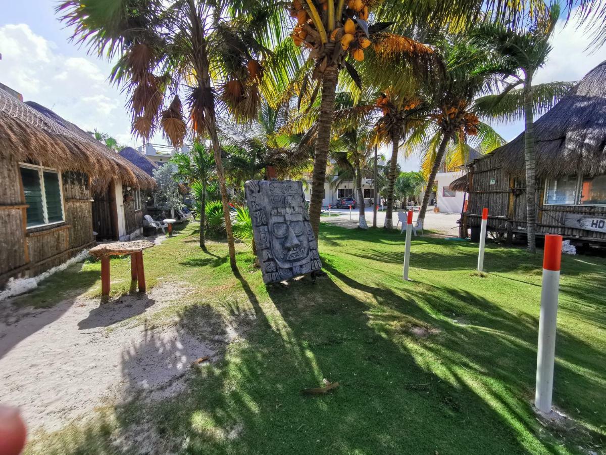 Las Cabanas Del Doctor Mahahual Buitenkant foto
