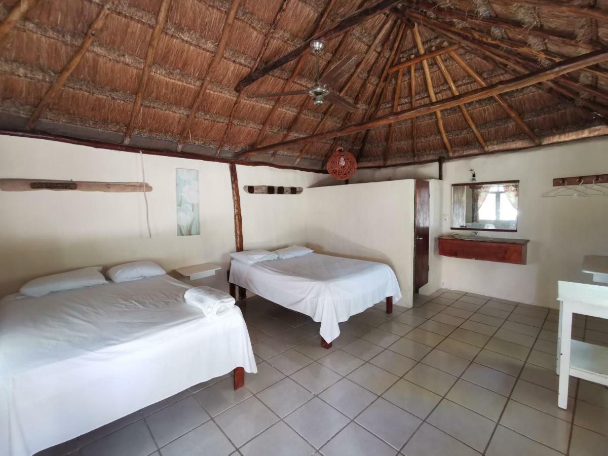 Las Cabanas Del Doctor Mahahual Buitenkant foto