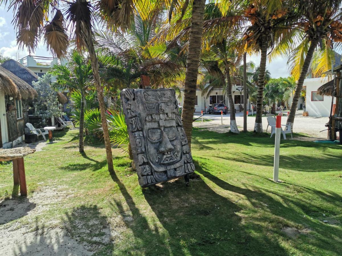 Las Cabanas Del Doctor Mahahual Buitenkant foto