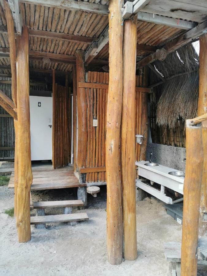 Las Cabanas Del Doctor Mahahual Buitenkant foto