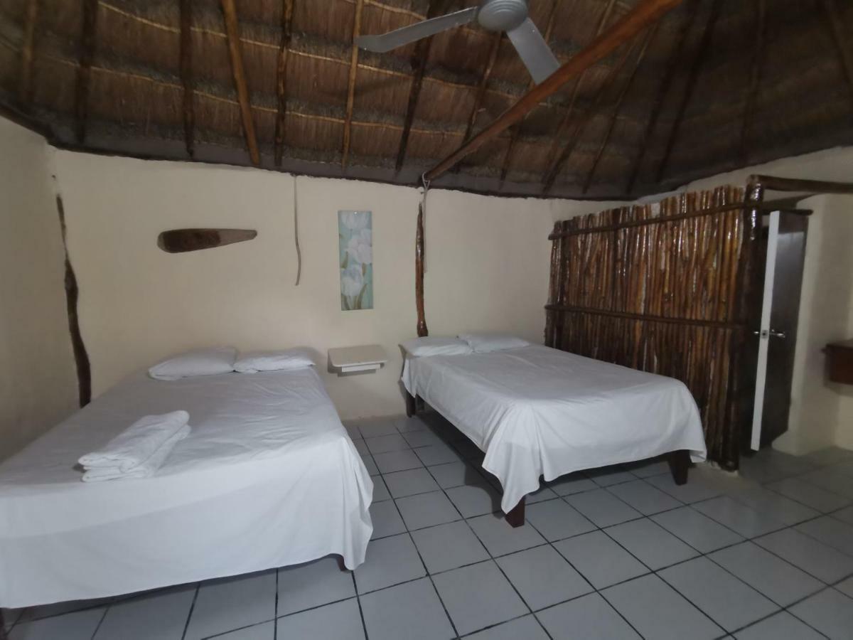 Las Cabanas Del Doctor Mahahual Buitenkant foto