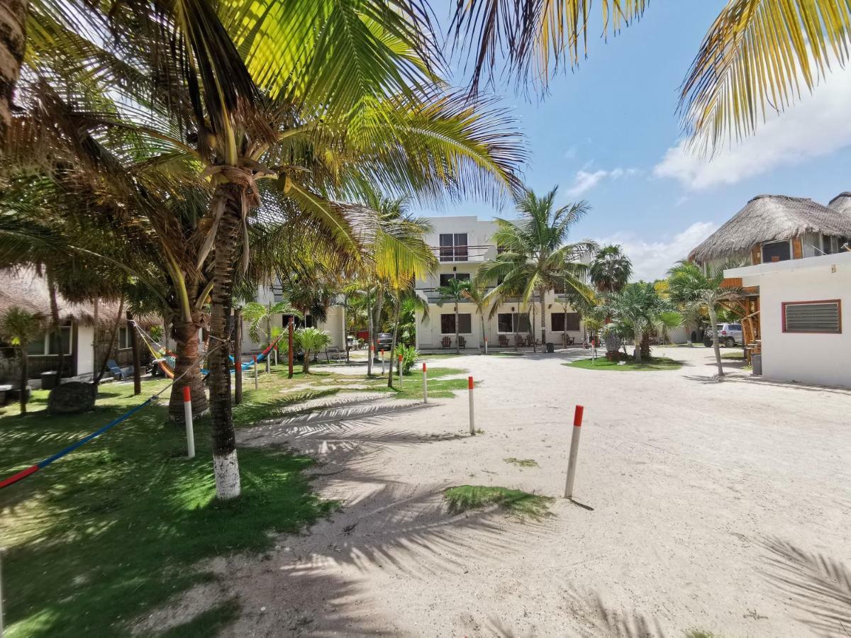 Las Cabanas Del Doctor Mahahual Buitenkant foto