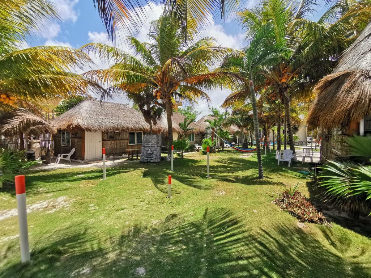 Las Cabanas Del Doctor Mahahual Buitenkant foto