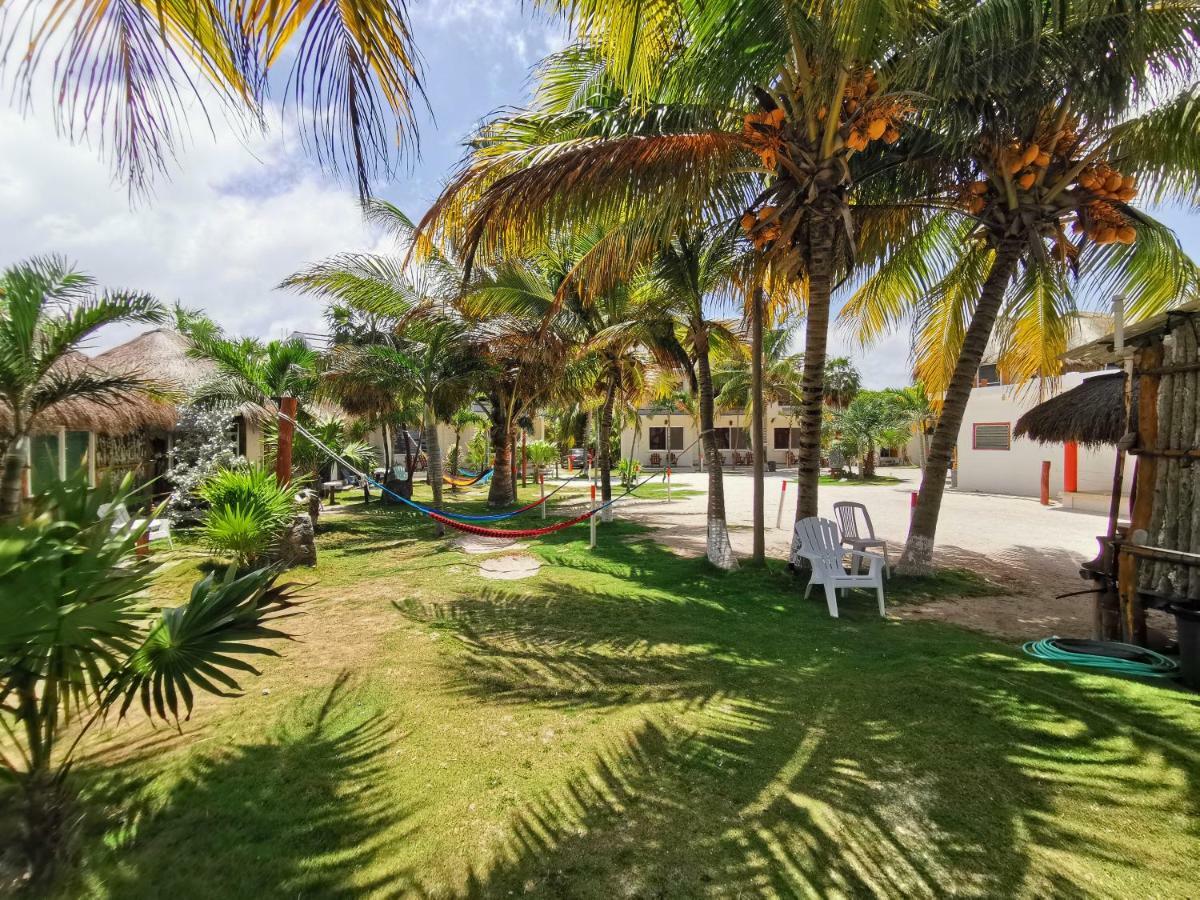 Las Cabanas Del Doctor Mahahual Buitenkant foto