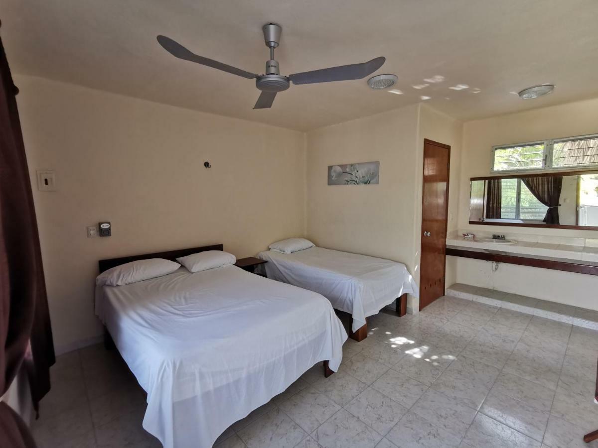 Las Cabanas Del Doctor Mahahual Buitenkant foto